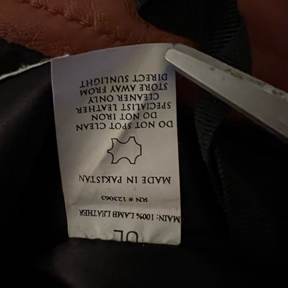 Lamb leather Brown Mini Ruffle Accent Understated Leather Austin TX Medium - Picture 7 of 12